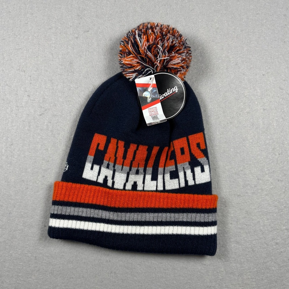 Virginia Cavaliers NCAA Cuffed Knit Beanie Hat Pom UVA Captivating Headwear NWT